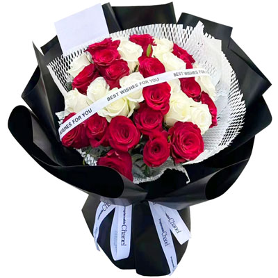 宜昌28朵玫瑰花混搭，充满爱的温暖